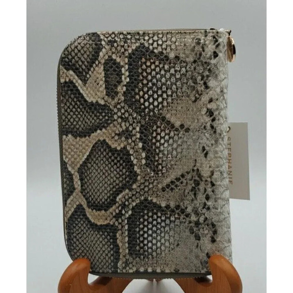 Stephanie Johnson Java Coffee Julianna Jewelry Case Make Up Bag NWT - Picture 4 of 7